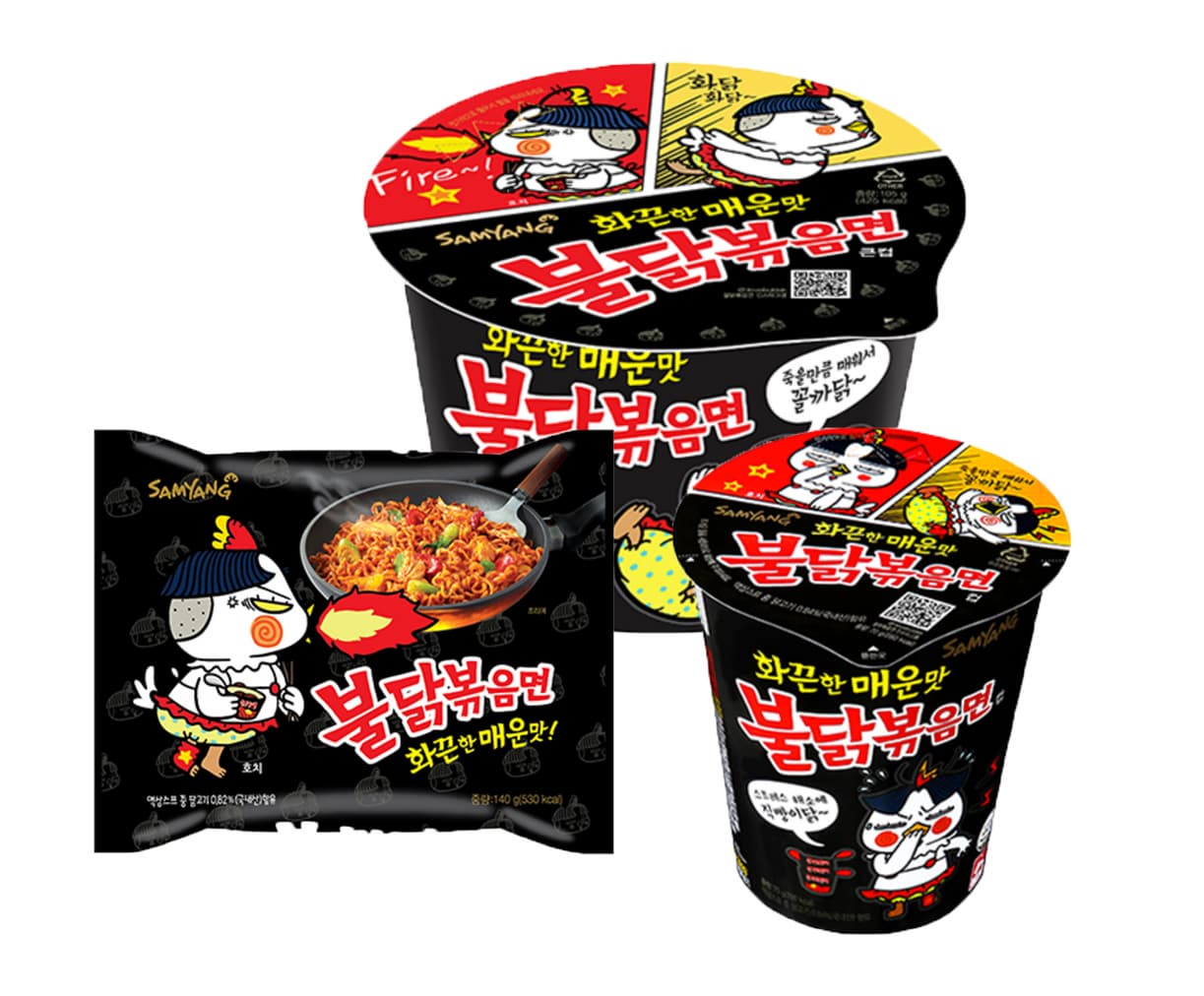 Samyang Spicy chicken fried noodle_ Fire chicken noodle_Rame